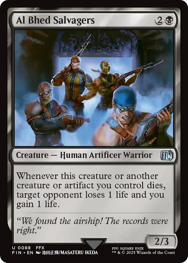 Récupérateurs al bhed — Final Fantasy — Magic: The Gathering