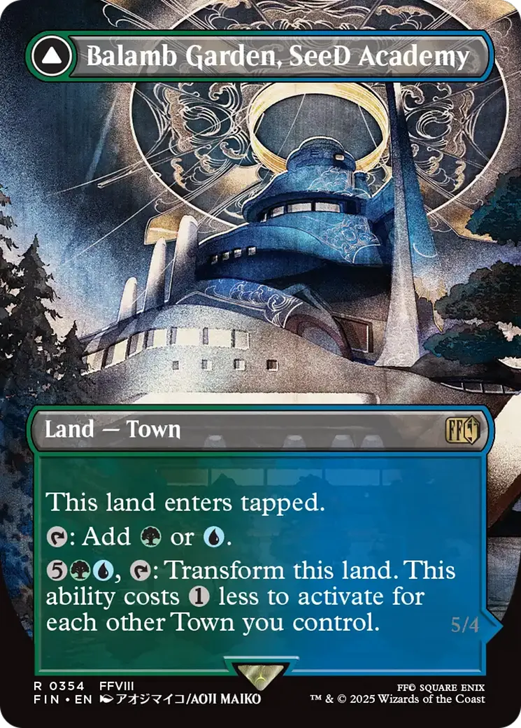 Balamb Garden, SeeD Academy // Balamb Garden, Airborne — Final Fantasy — Magic: The Gathering