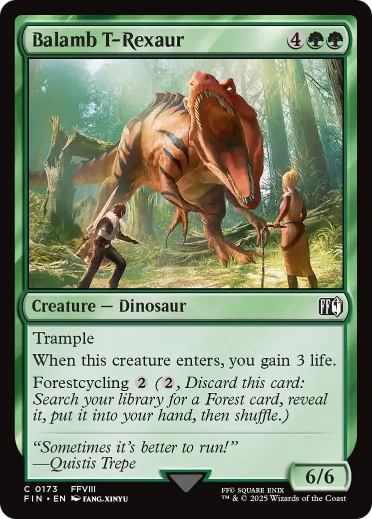 Balamb T-Rexaur — Final Fantasy — Magic: The Gathering