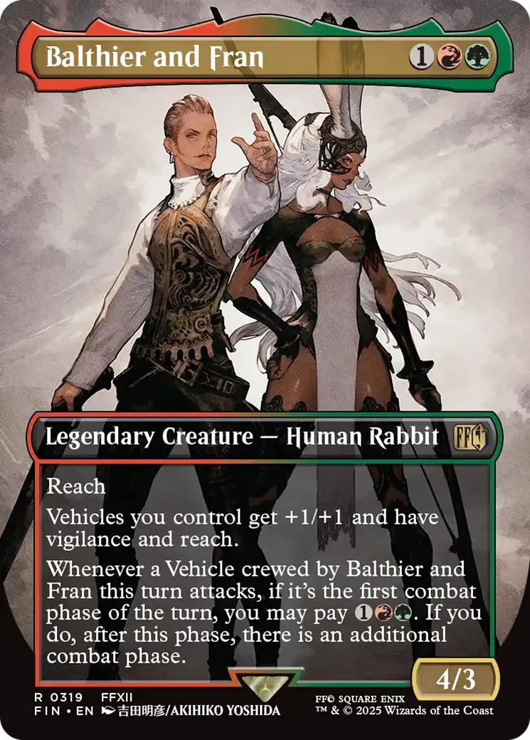 Balthier et Fran — Final Fantasy — Magic: The Gathering