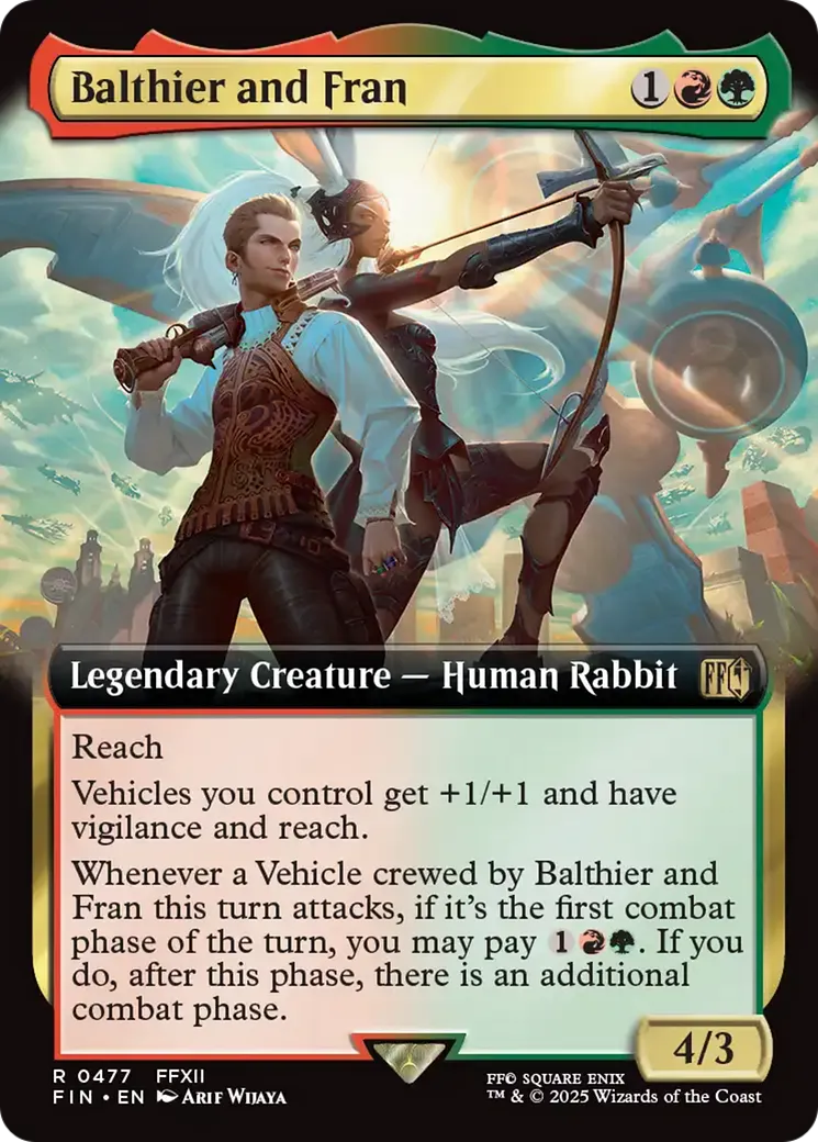 Balthier et Fran — Final Fantasy — Magic: The Gathering
