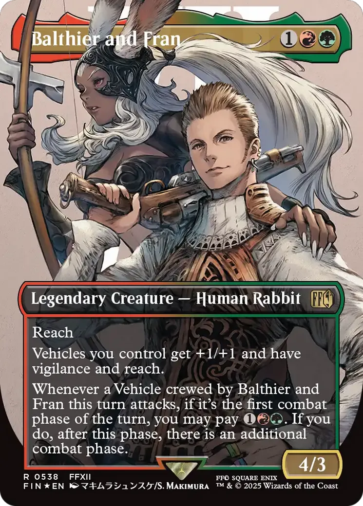 Balthier and Fran — Final Fantasy — Magic: The Gathering