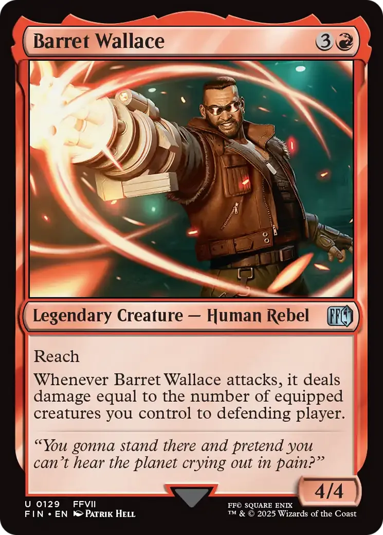 Barret Wallace — Final Fantasy — Magic: The Gathering