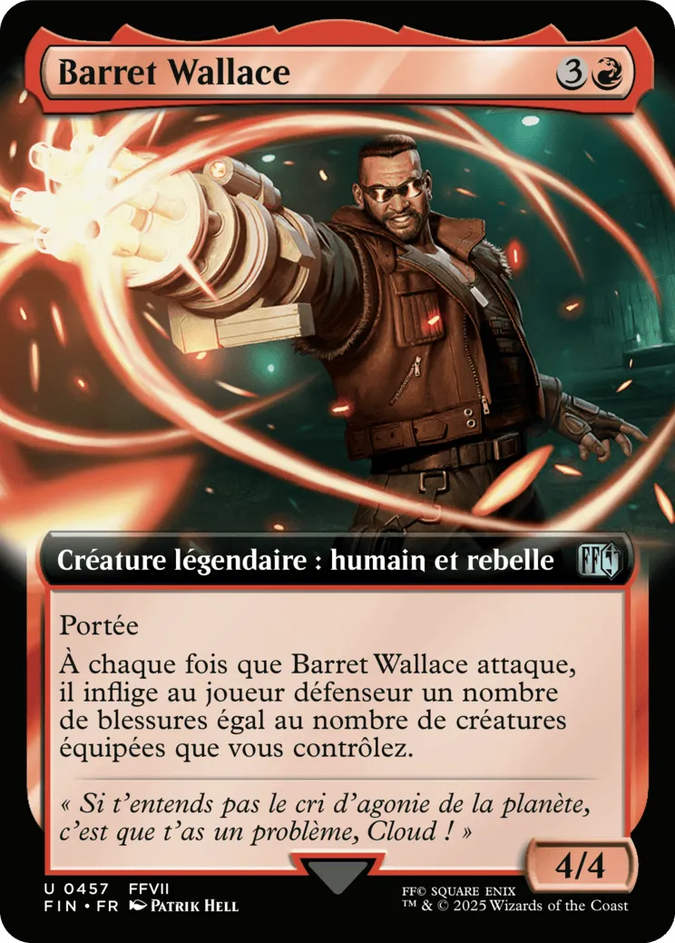 Barret Wallace — Final Fantasy — Magic: The Gathering