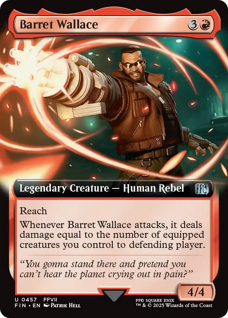 Barret Wallace — Final Fantasy — Magic: The Gathering