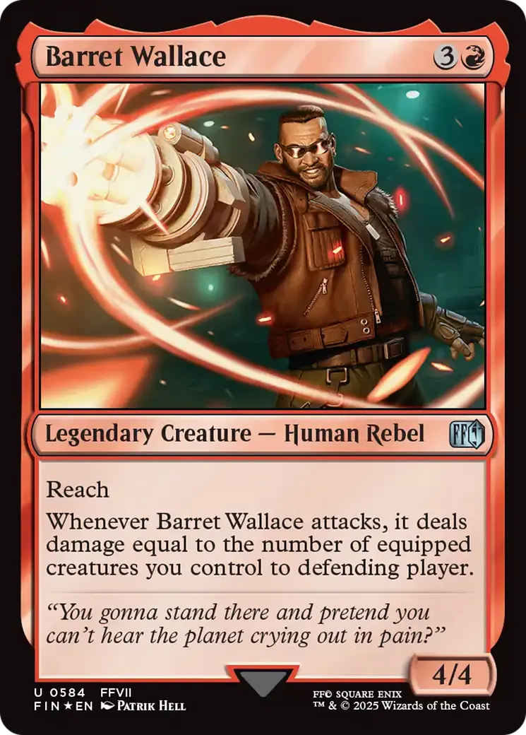 Barret Wallace — Final Fantasy — Magic: The Gathering