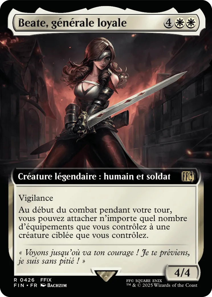 Beate, générale loyale — Final Fantasy — Magic: The Gathering