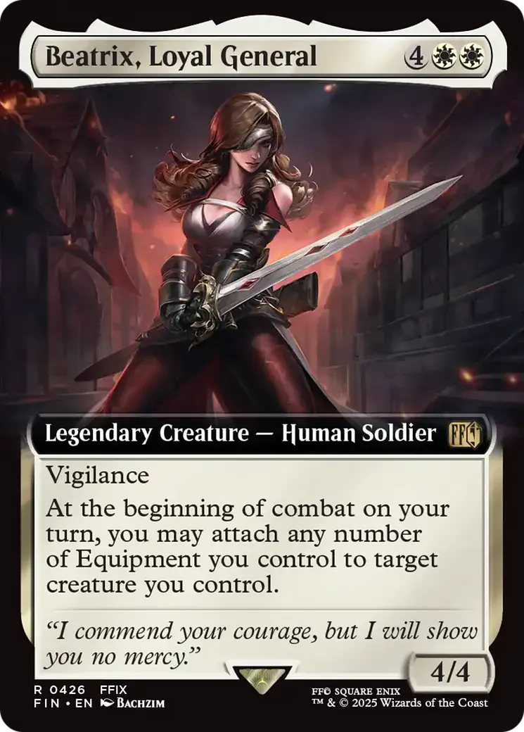 Beatrix, Loyal General — Final Fantasy — Magic: The Gathering