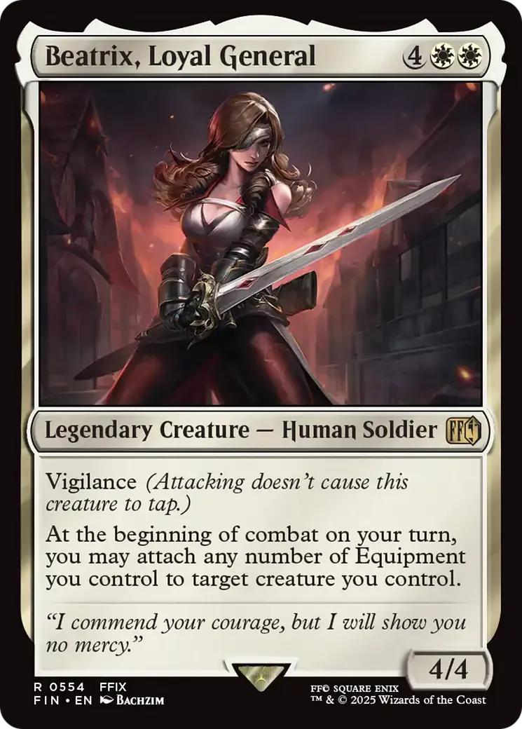 Beatrix, Loyal General — Final Fantasy — Magic: The Gathering