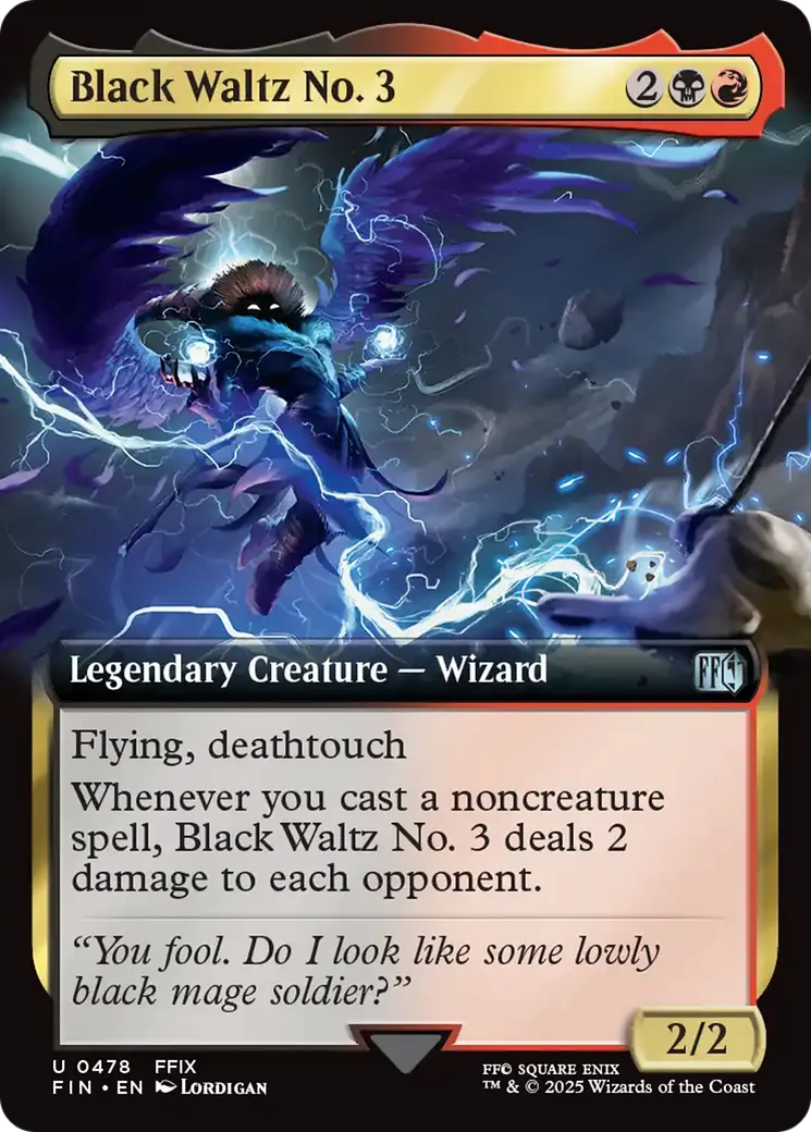 Black Waltz No. 3 — Final Fantasy — Magic: The Gathering