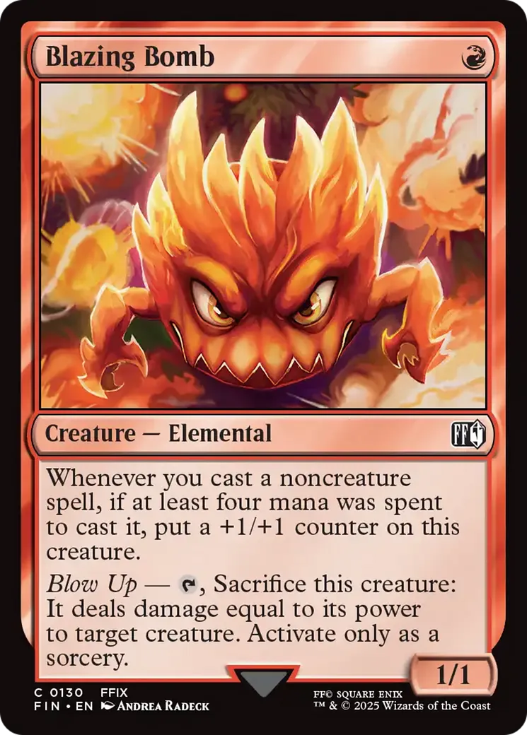 Bombo brûlant — Final Fantasy — Magic: The Gathering