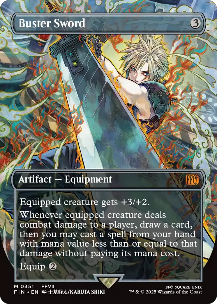 Buster Sword — Final Fantasy — Magic: The Gathering