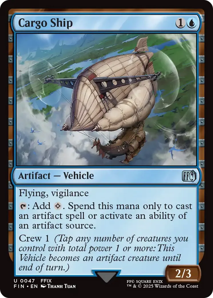 Cargo Ship — Final Fantasy — Magic: The Gathering