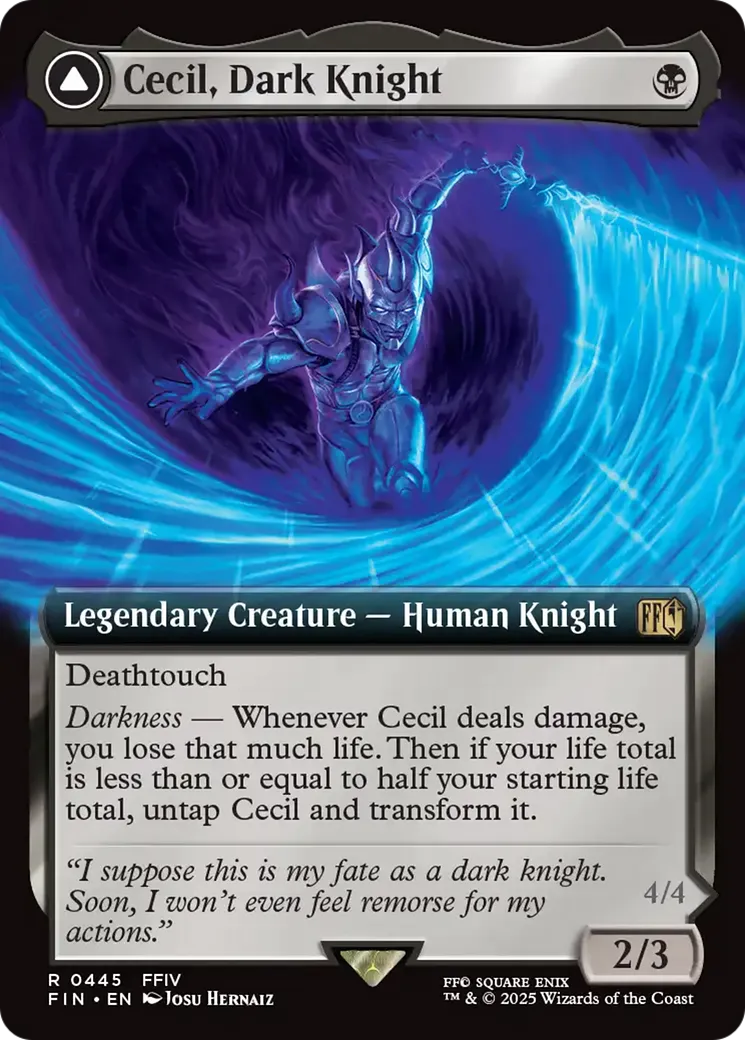 Cecil, Dark Knight // Cecil, Redeemed Paladin — Final Fantasy — Magic: The Gathering
