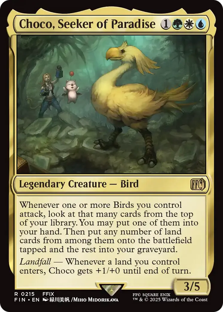 Choco, Seeker of Paradise — Final Fantasy — Magic: The Gathering