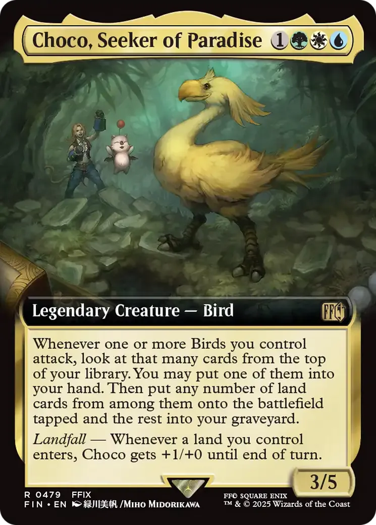 Choco, en quête du paradis — Final Fantasy — Magic: The Gathering