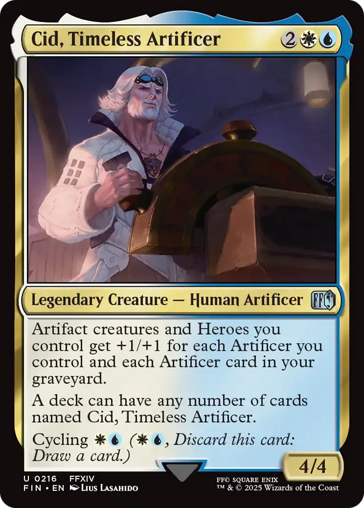 Cid, génie de l'innovation — Final Fantasy — Magic: The Gathering