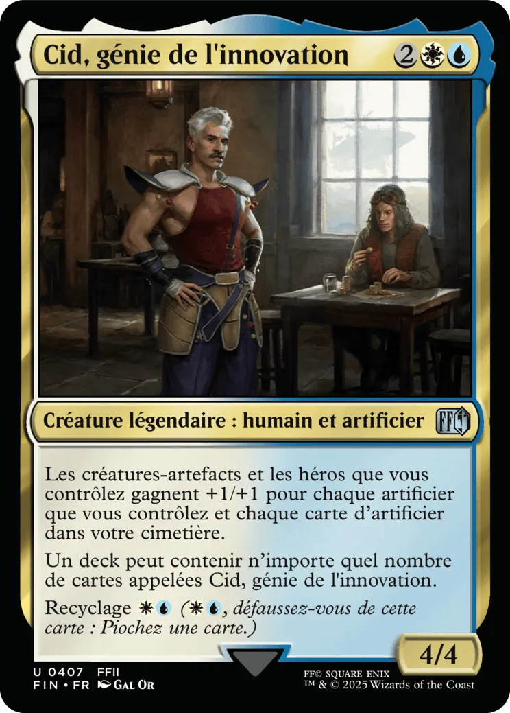 Cid, génie de l'innovation — Final Fantasy — Magic: The Gathering