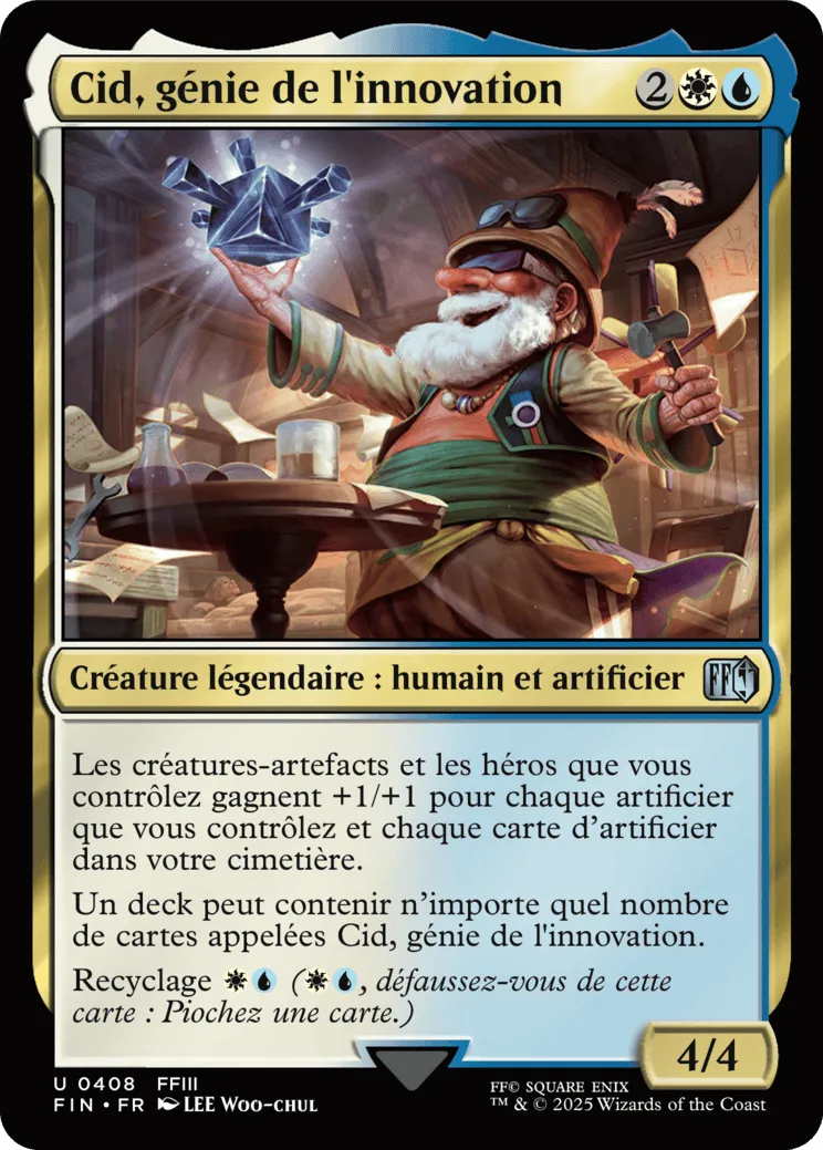 Cid, génie de l'innovation — Final Fantasy — Magic: The Gathering