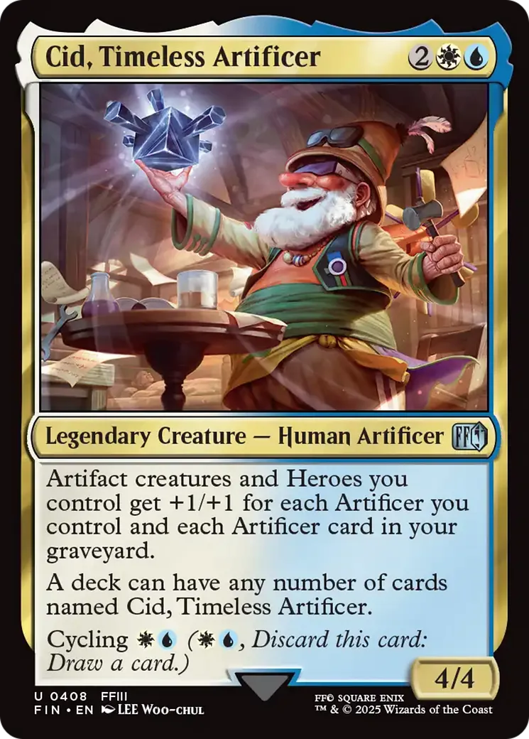 Cid, Timeless Artificer — Final Fantasy — Magic: The Gathering
