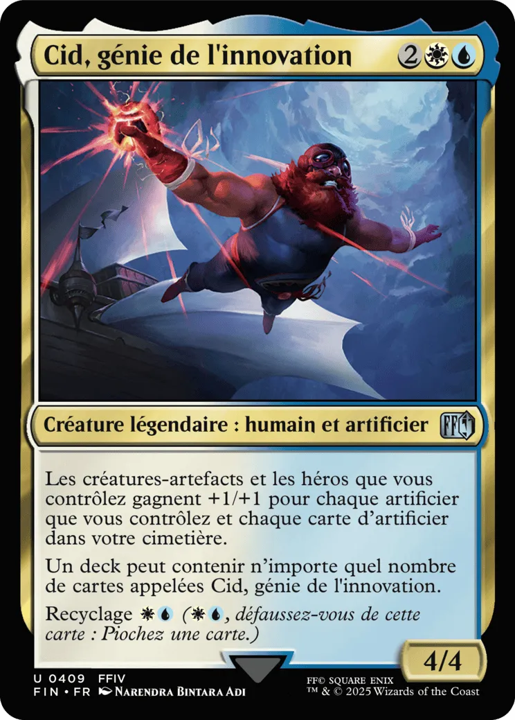 Cid, génie de l'innovation — Final Fantasy — Magic: The Gathering
