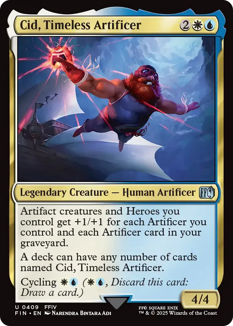Cid, Timeless Artificer — Final Fantasy — Magic: The Gathering