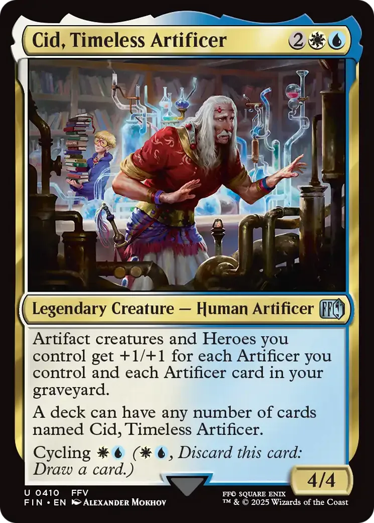 Cid, génie de l'innovation — Final Fantasy — Magic: The Gathering