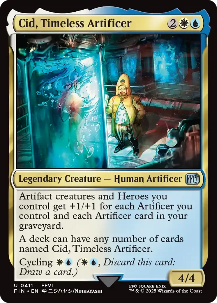 Cid, Timeless Artificer — Final Fantasy — Magic: The Gathering
