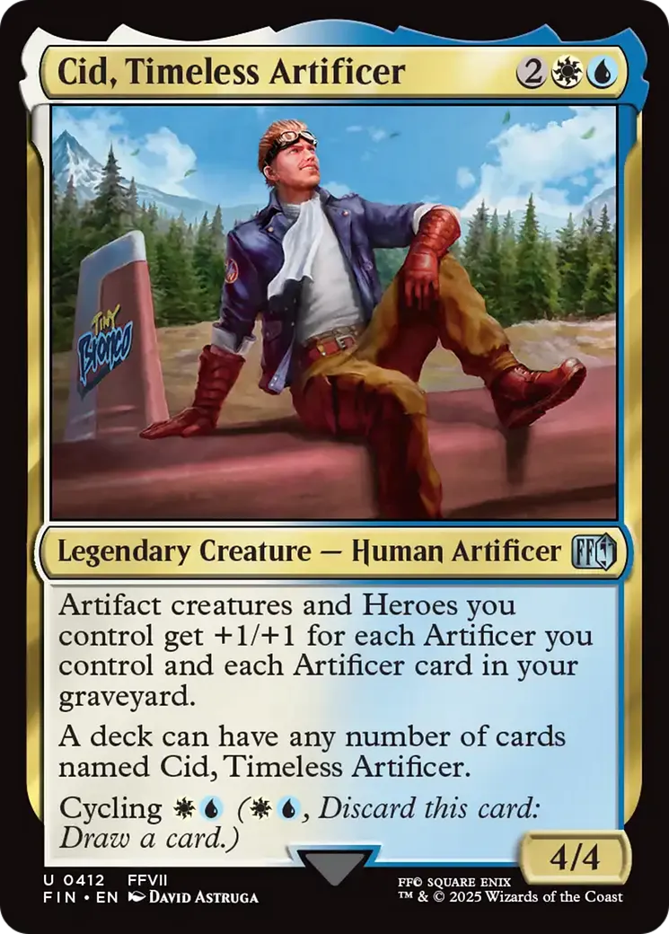 Cid, Timeless Artificer — Final Fantasy — Magic: The Gathering