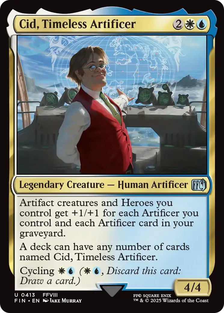 Cid, Timeless Artificer — Final Fantasy — Magic: The Gathering