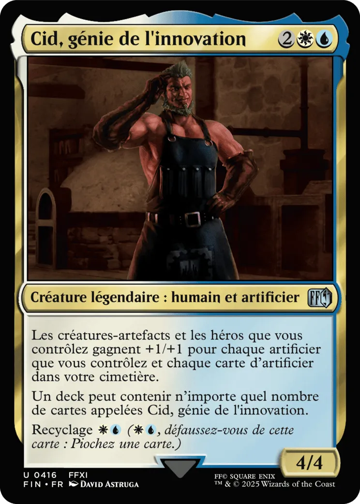 Cid, génie de l'innovation — Final Fantasy — Magic: The Gathering
