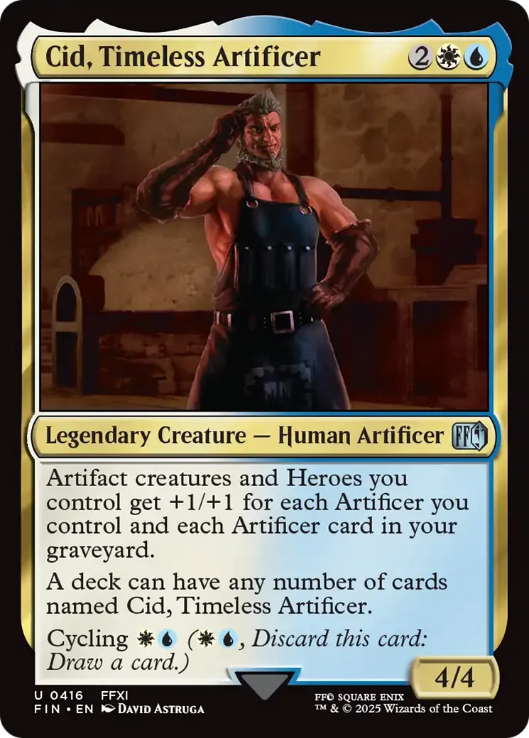 Cid, Timeless Artificer — Final Fantasy — Magic: The Gathering