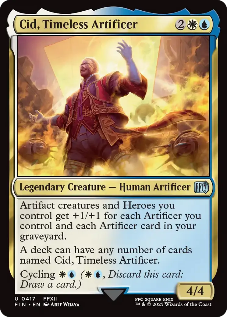 Cid, Timeless Artificer — Final Fantasy — Magic: The Gathering