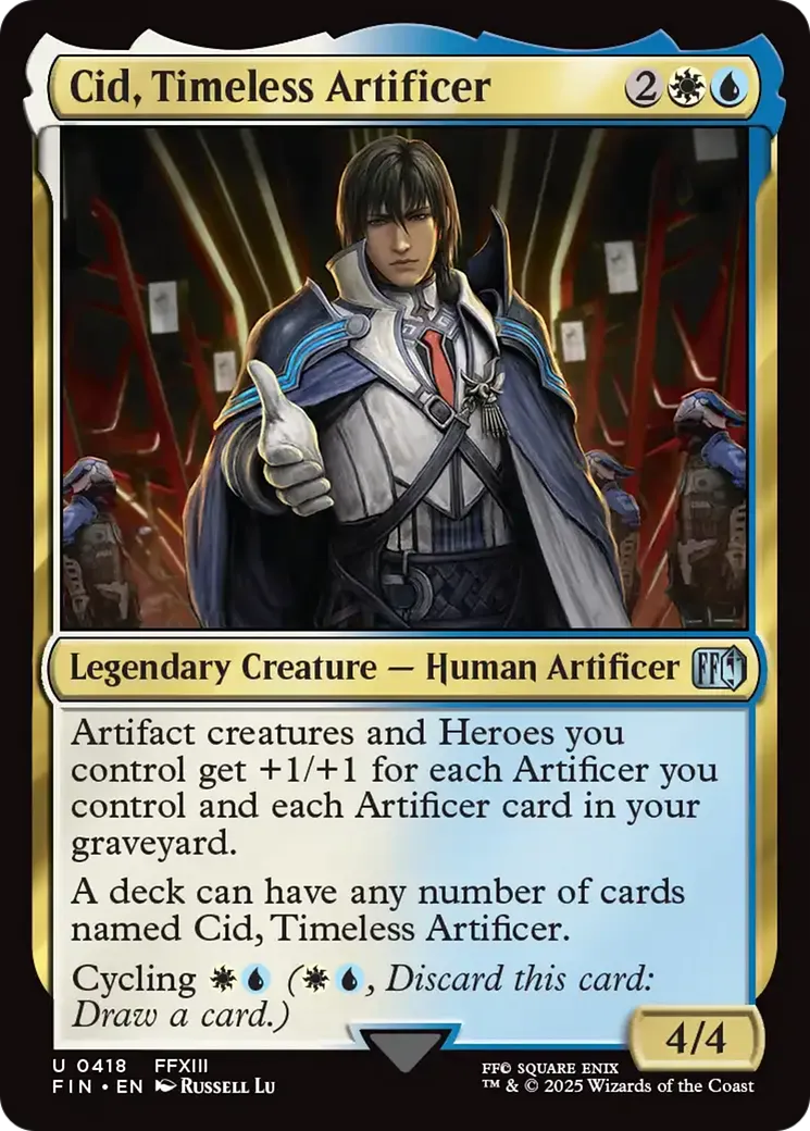 Cid, génie de l'innovation — Final Fantasy — Magic: The Gathering