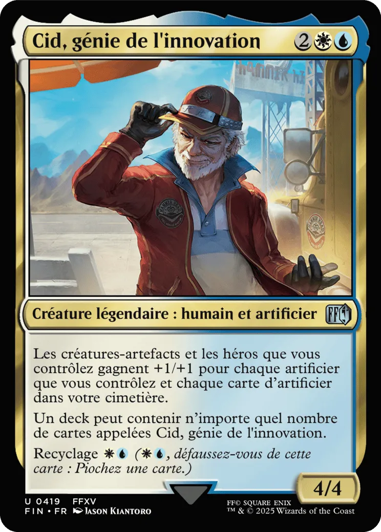 Cid, génie de l'innovation — Final Fantasy — Magic: The Gathering