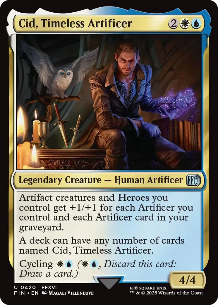 Cid, Timeless Artificer — Final Fantasy — Magic: The Gathering