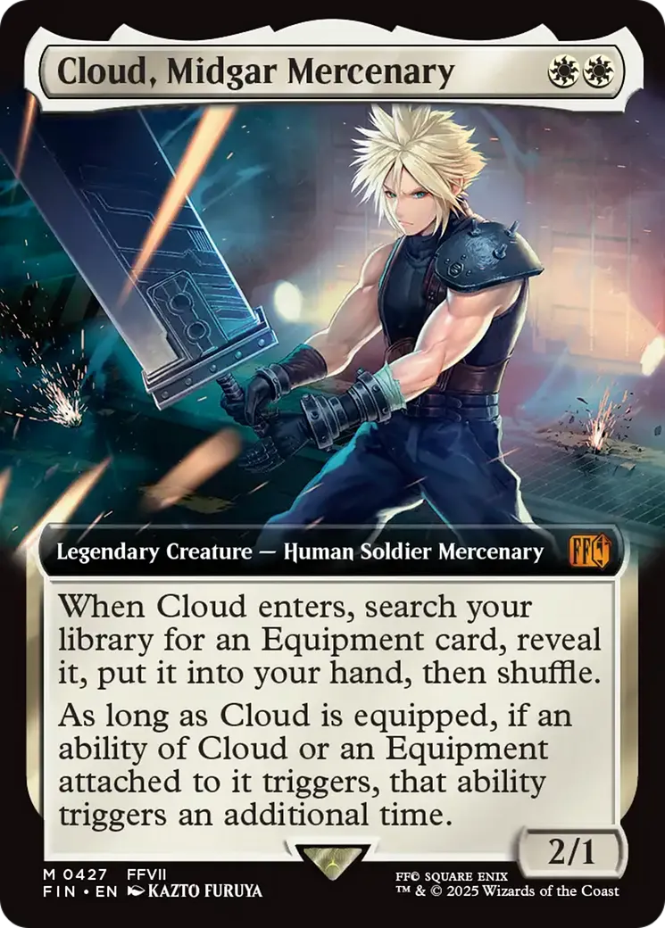 Cloud, mercenaire de Midgar — Final Fantasy — Magic: The Gathering