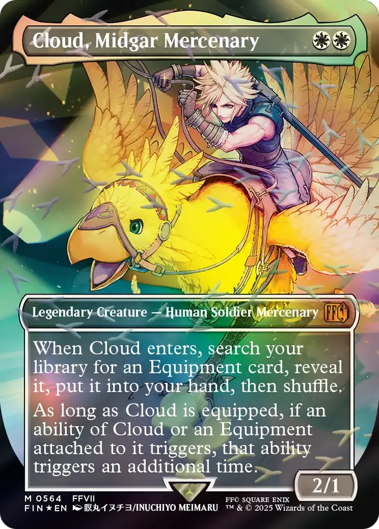 Cloud, mercenaire de Midgar — Final Fantasy — Magic: The Gathering
