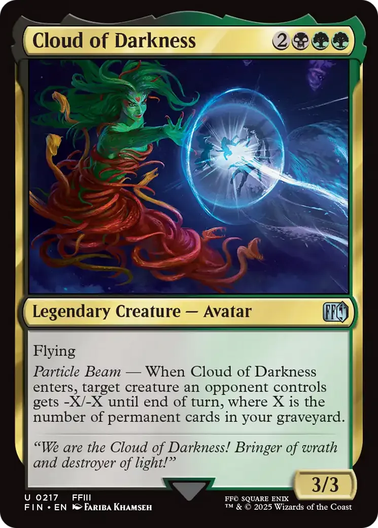 Cloud of Darkness — Final Fantasy — Magic: The Gathering