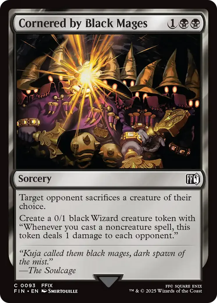 Cornered by Black Mages — Final Fantasy — Magic: The Gathering