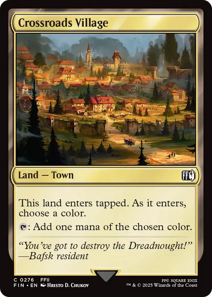 Crossroads Village — Final Fantasy — Magic: The Gathering