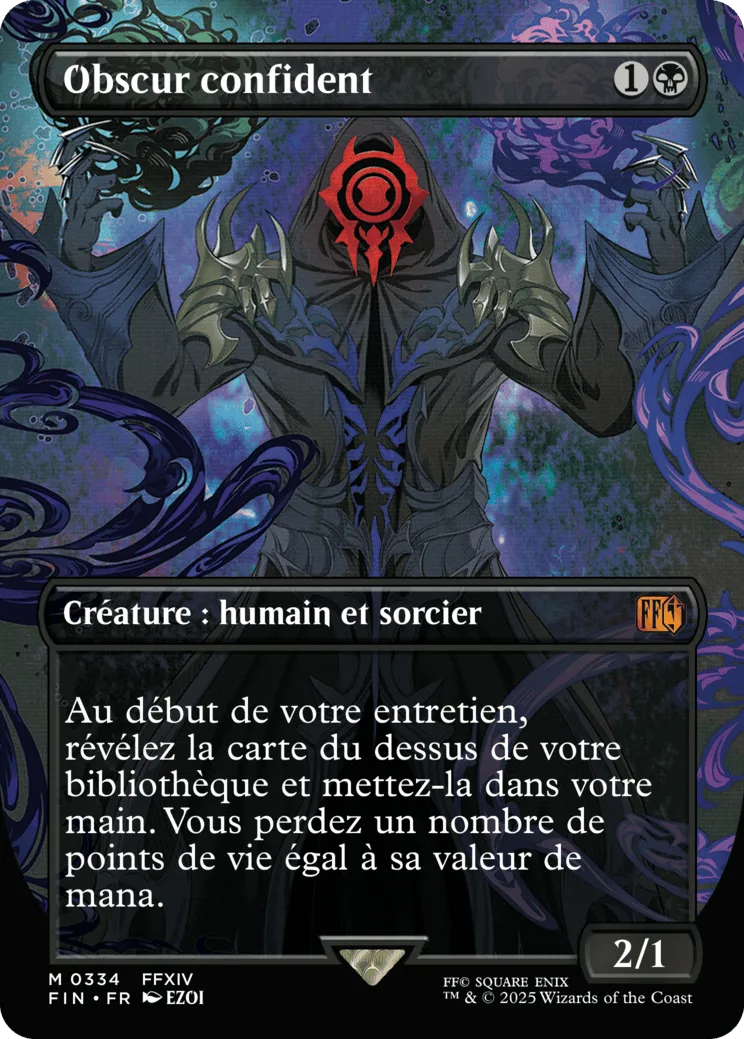 Obscur confident — Final Fantasy — Magic: The Gathering