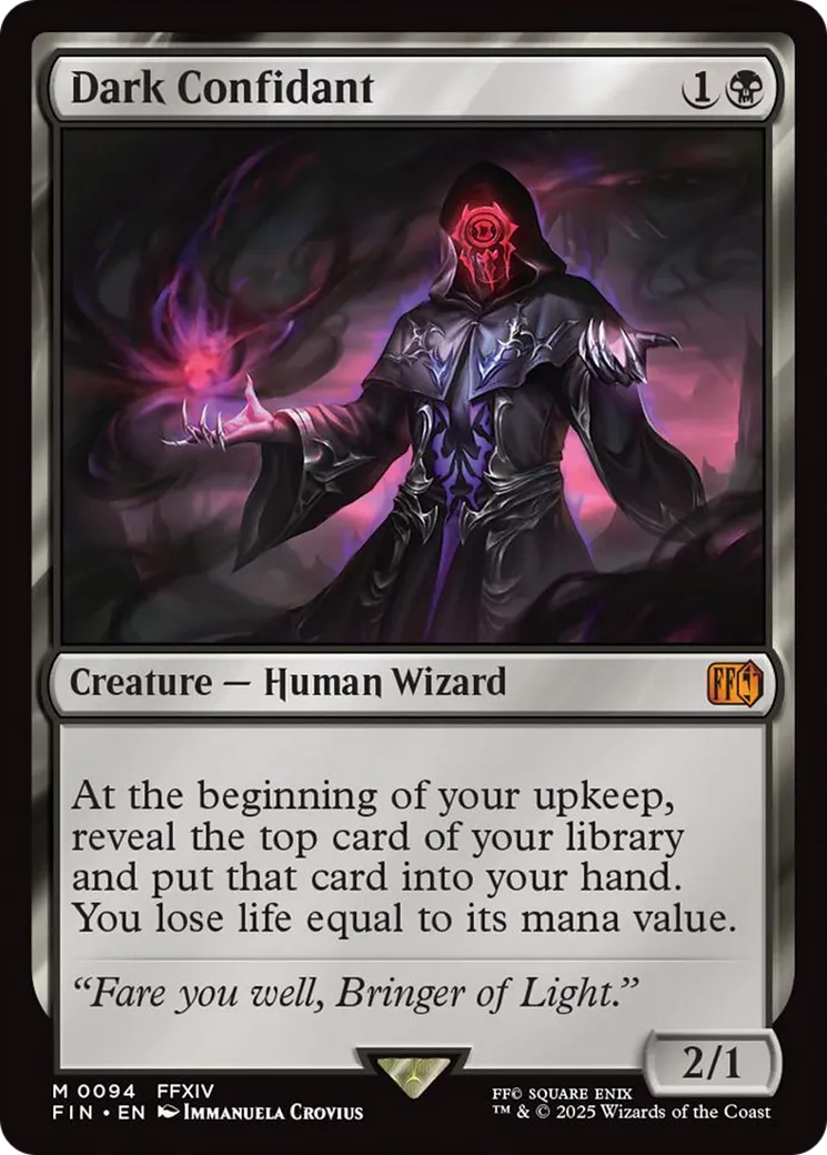 Dark Confidant — Final Fantasy — Magic: The Gathering