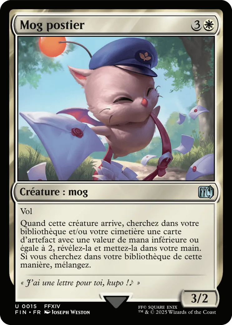 Mog postier — Final Fantasy — Magic: The Gathering