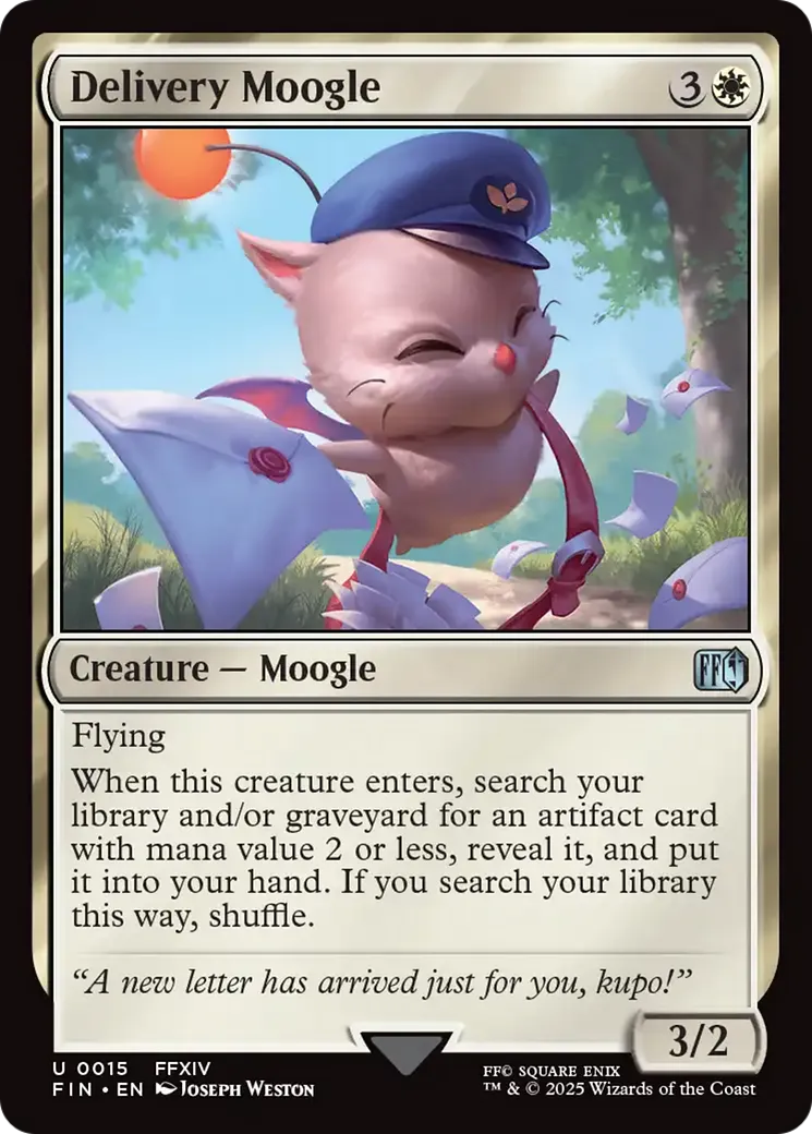 Delivery Moogle — Final Fantasy — Magic: The Gathering