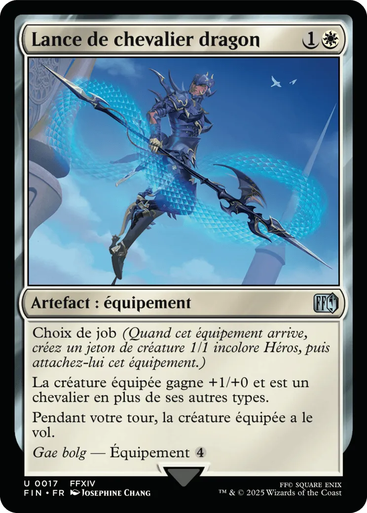 Lance de chevalier dragon — Final Fantasy — Magic: The Gathering