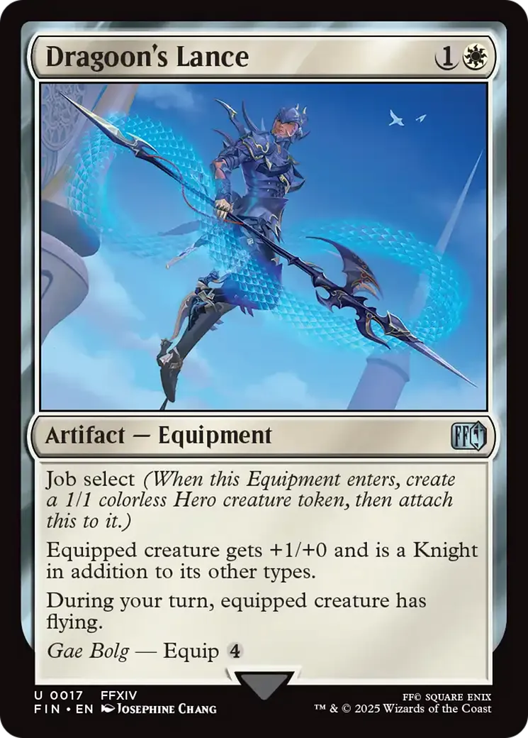 Lance de chevalier dragon — Final Fantasy — Magic: The Gathering