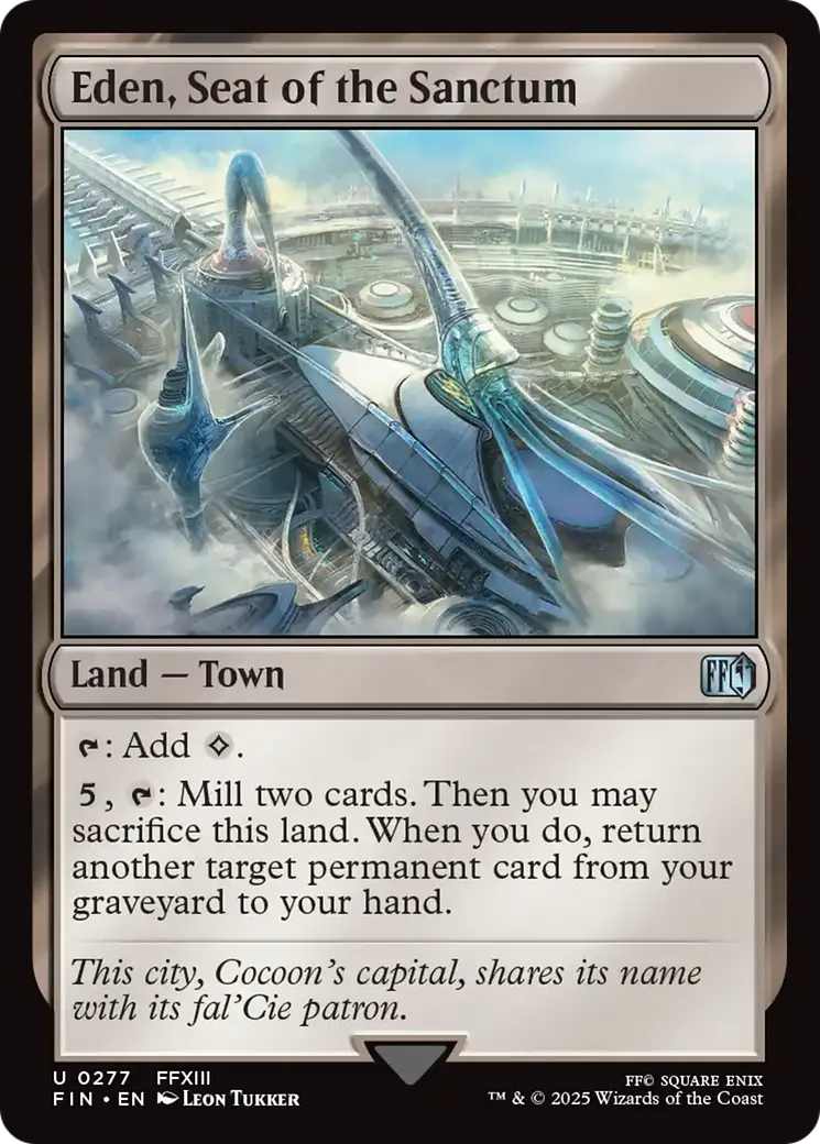 Eden, Seat of the Sanctum — Final Fantasy — Magic: The Gathering