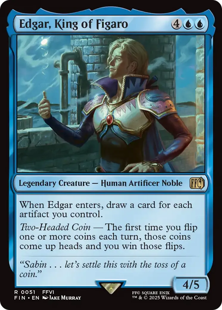 Edgar, King of Figaro — Final Fantasy — Magic: The Gathering