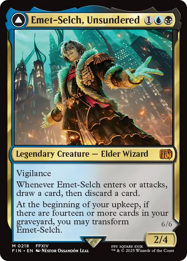 Emet-Selch, Unsundered // Hades, Sorcerer of Eld — Final Fantasy — Magic: The Gathering